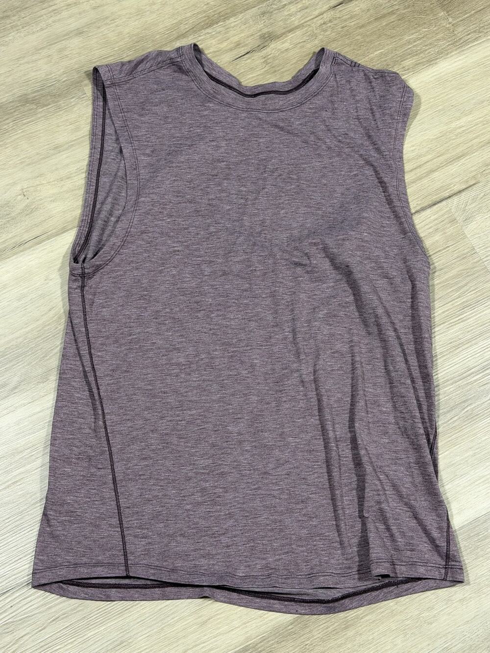 Lululemon Sleeveless Muscle Tank Mens Size L Heathered Mauve Purple